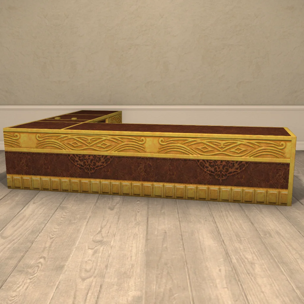 Gold Saucer Corner Counter