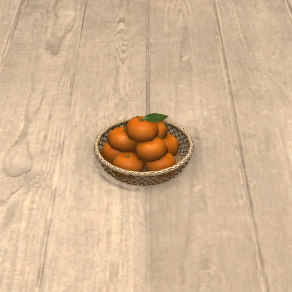 Oriental Orange Basket