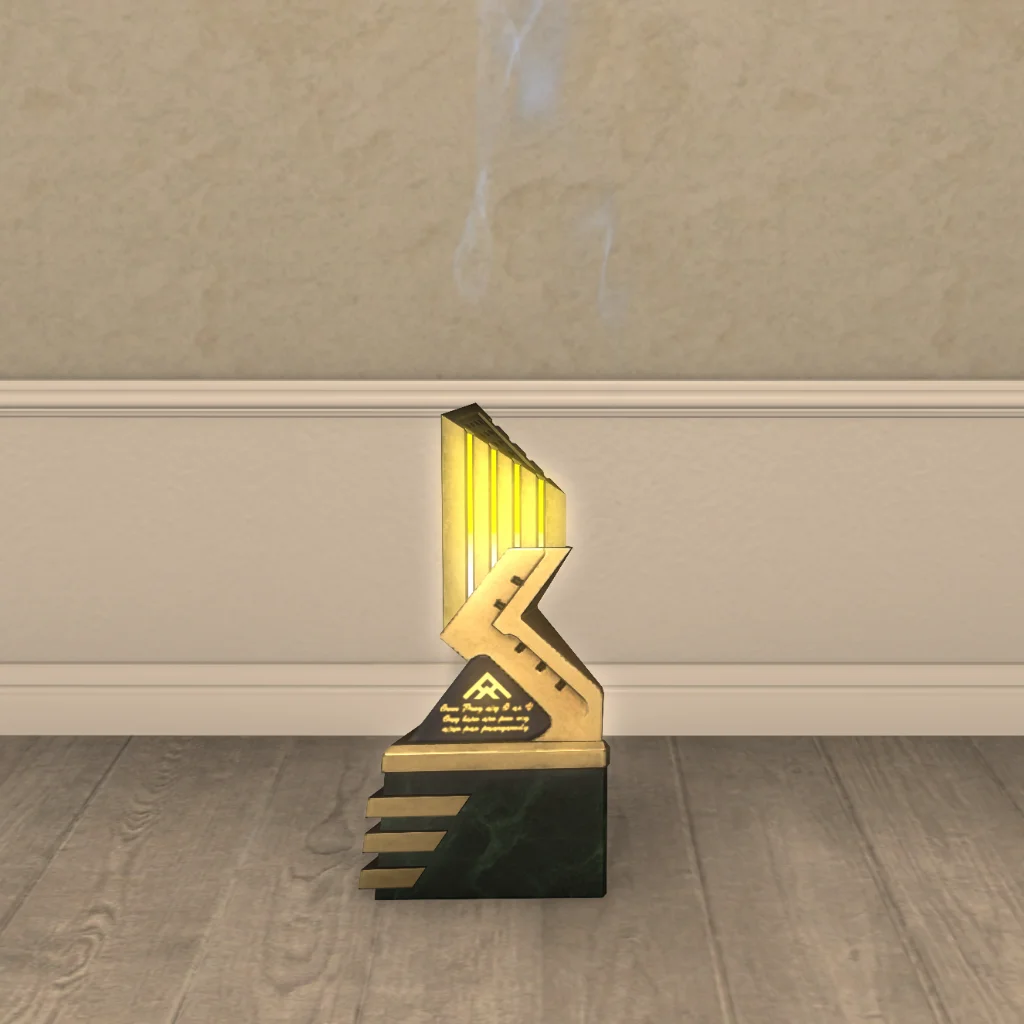Flame Trophy (Left)