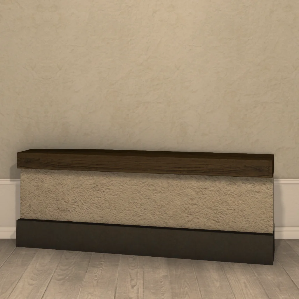 White Half Partition