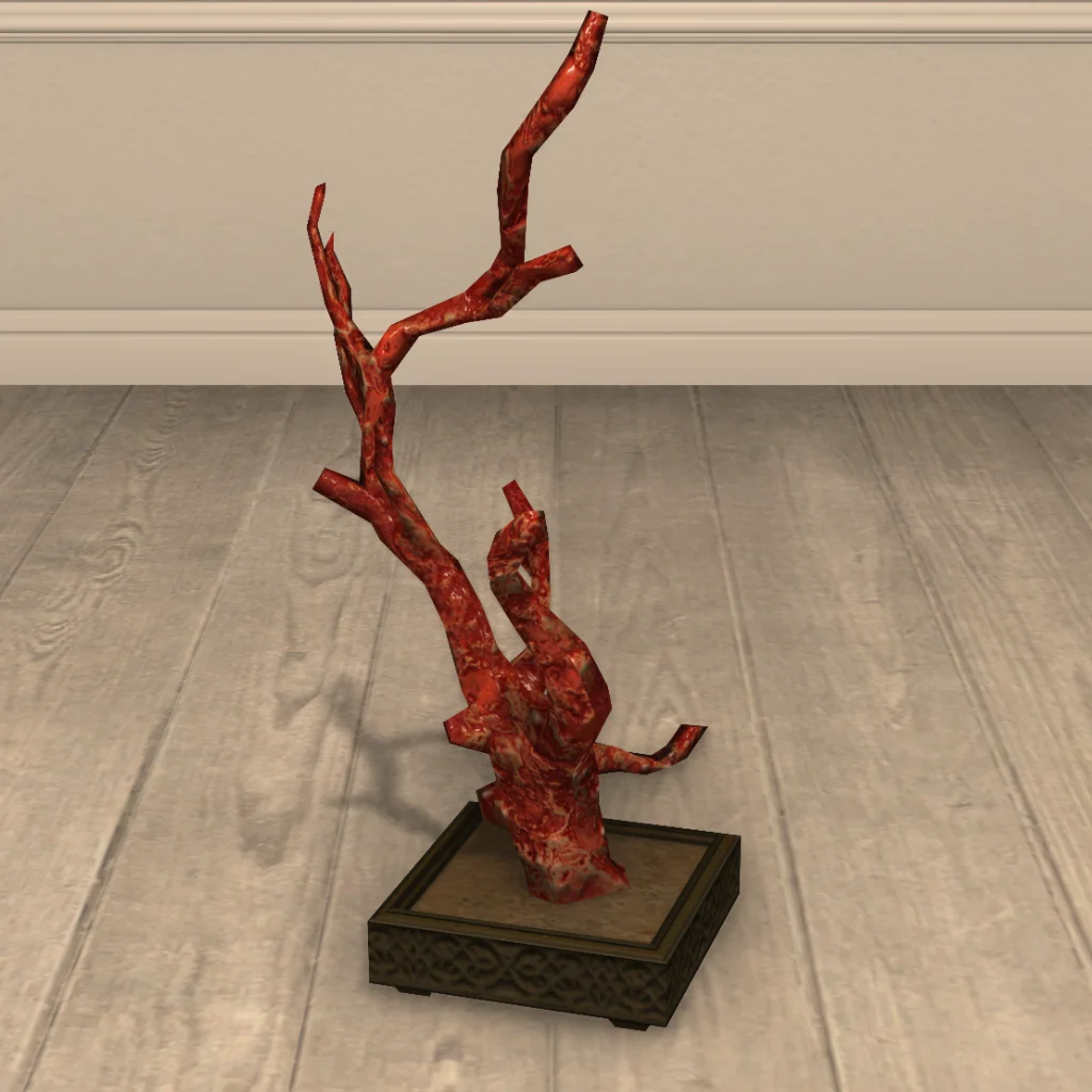 Crimson Coral Object