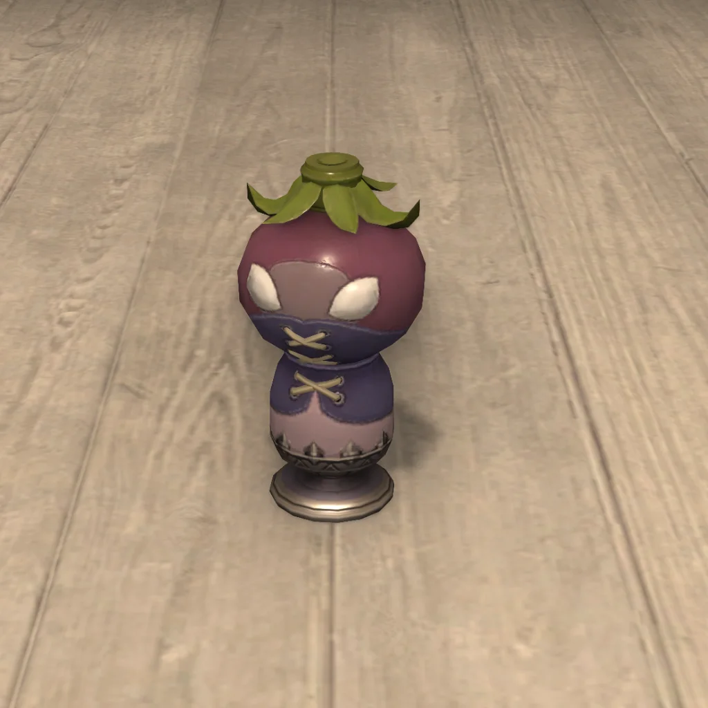 Eggplant Knight Flower Vase