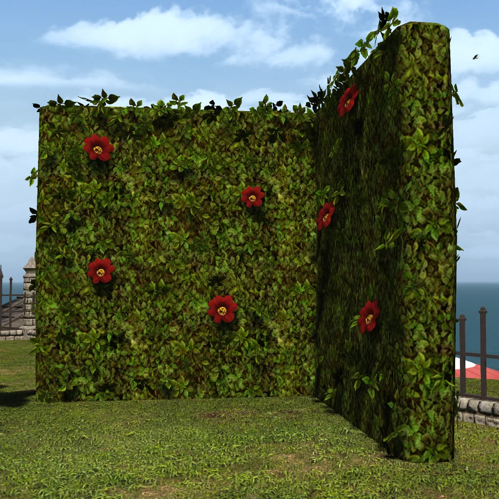 Corner Hedge Partition