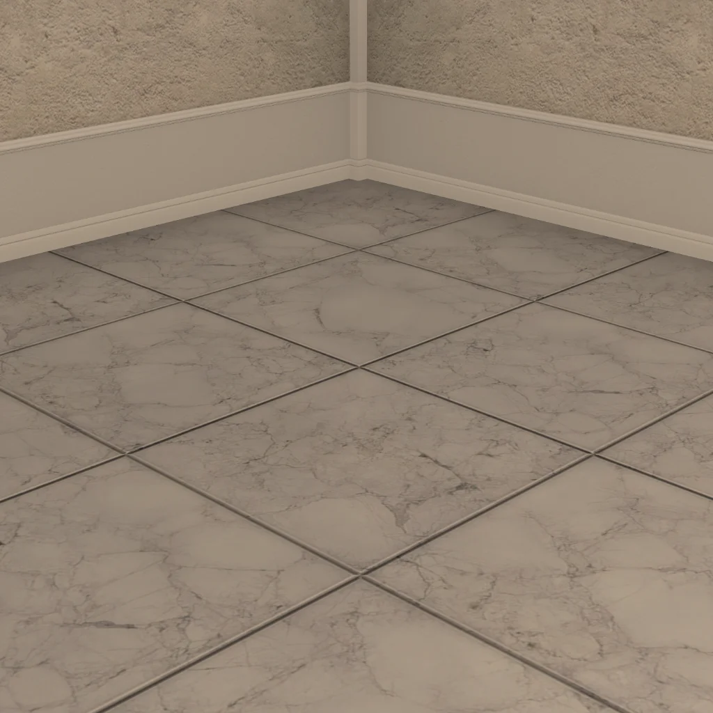 White Marble Flooring