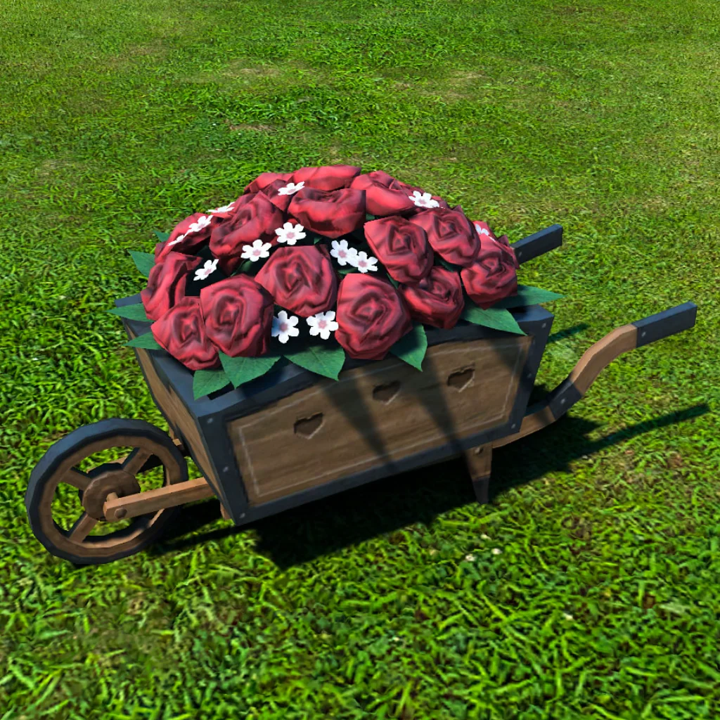 Authentic Rose Wagon