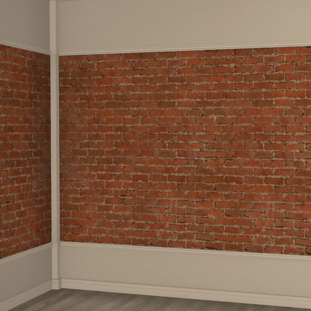 Solid-brick Interior Wall
