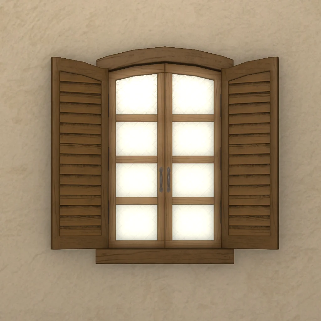Imitation Shuttered Window