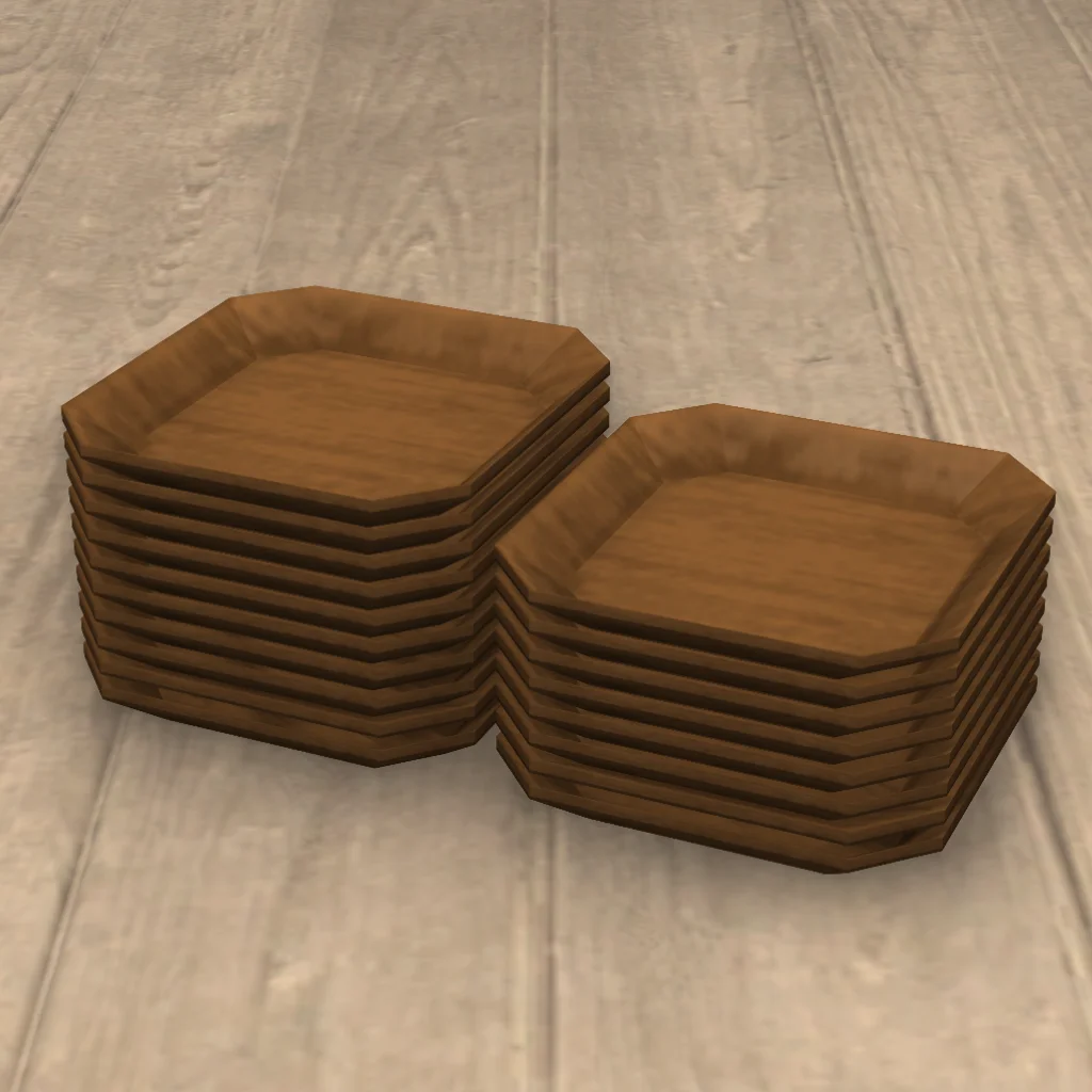 Wooden Plates
