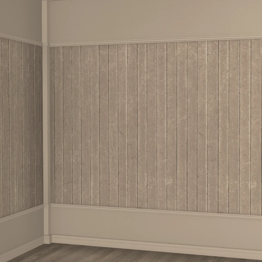 Unfinished Interior Wall