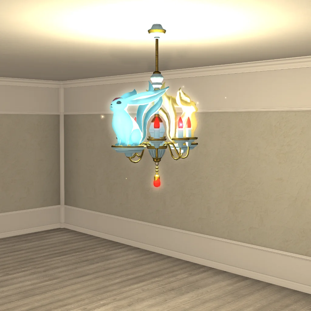 Carbuncle Chandelier