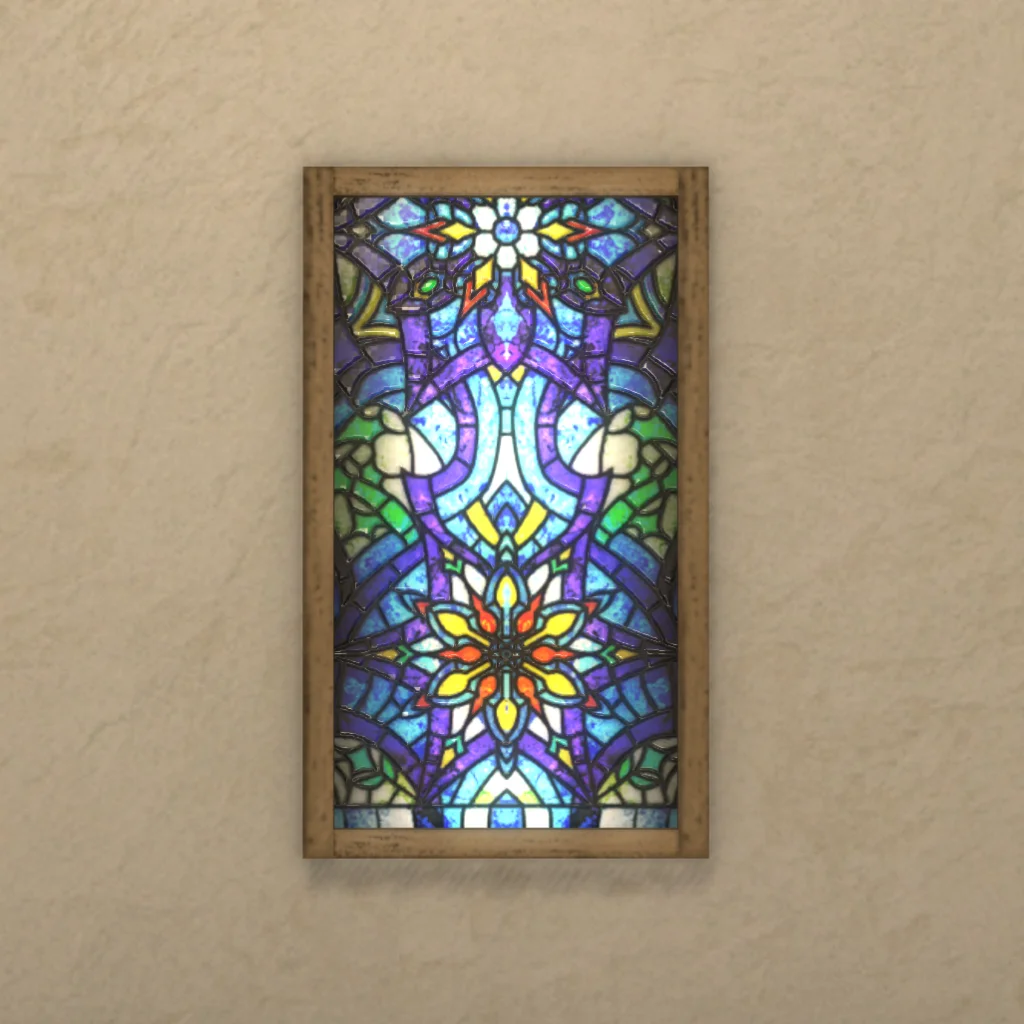 Imitation Stained Crystal Pane