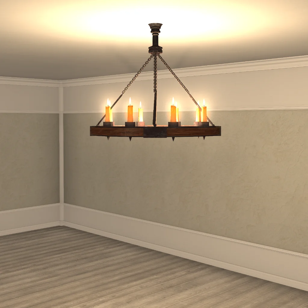 Wooden Chandelier