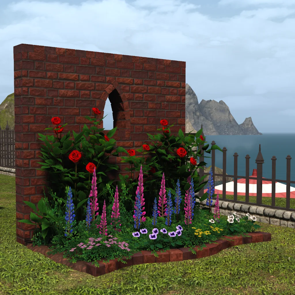Brick Garden Wall