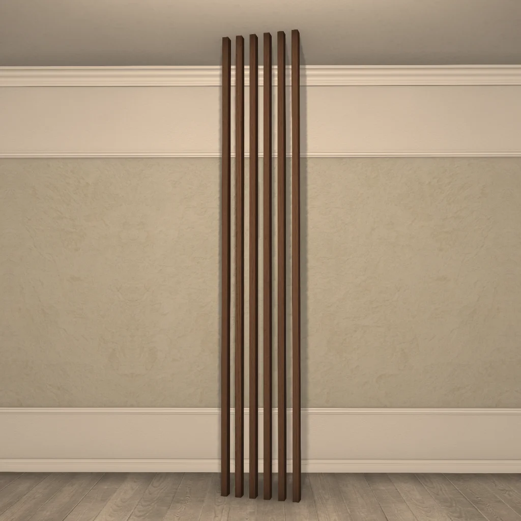 Wood Slat Partition