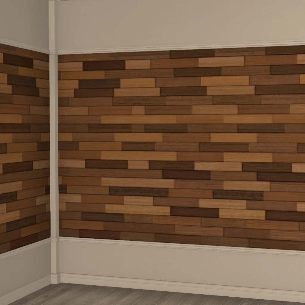 Varied Wood Interior Wall