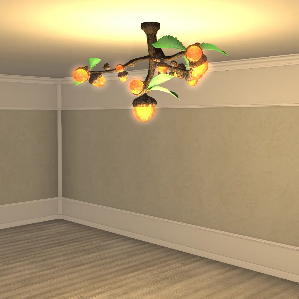 Cloud Acorn Chandelier