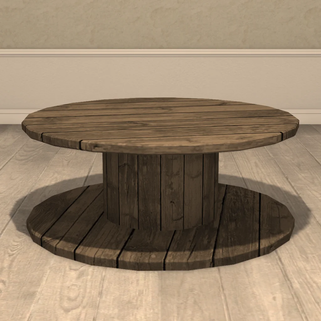 Wooden Reel Table