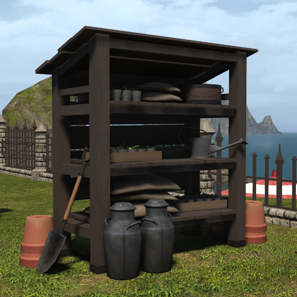 Garden Tool Shelf