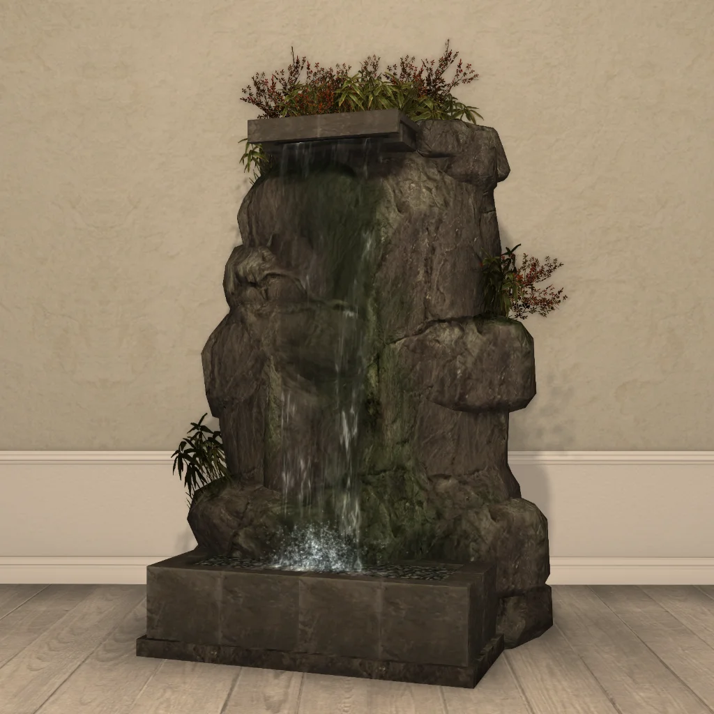 Indoor Oriental Waterfall