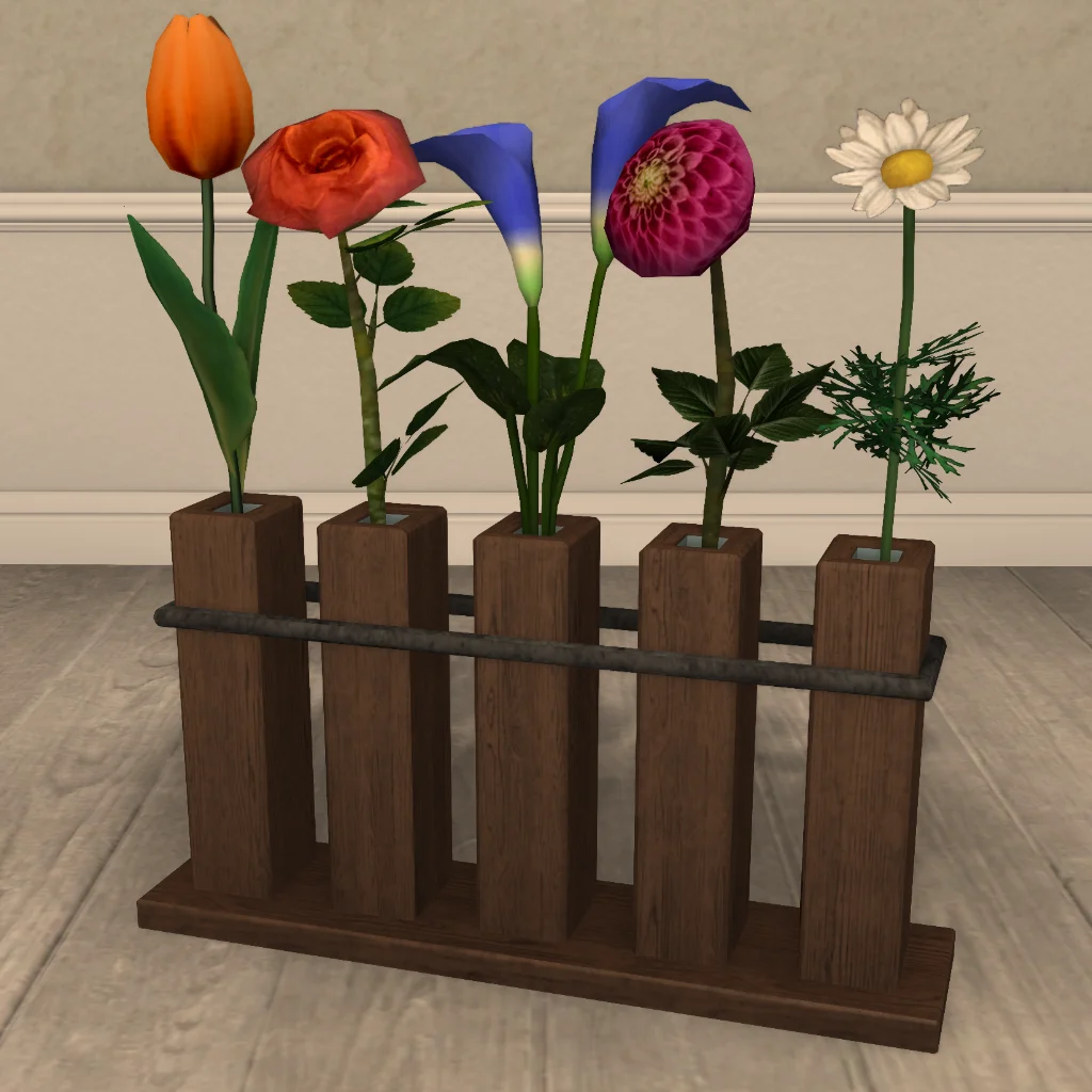 Walnut Flower Vases