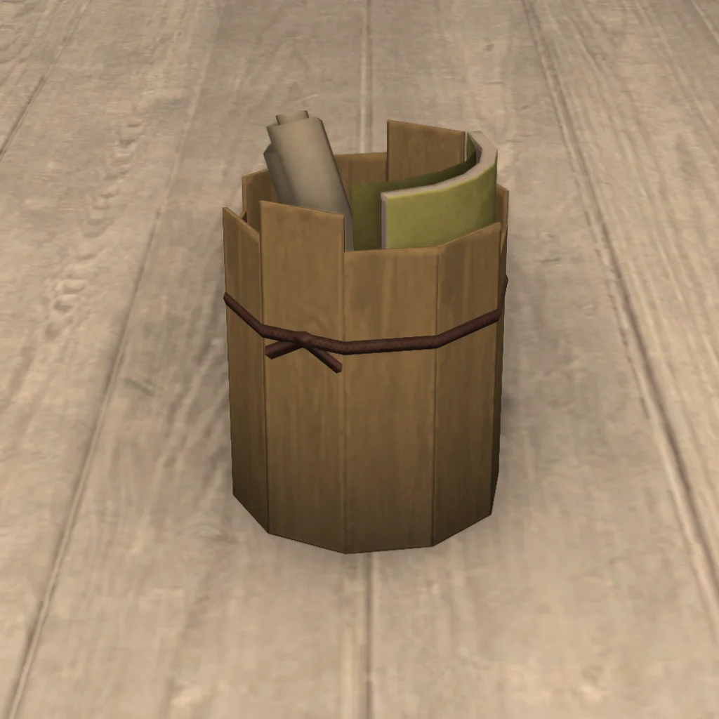 Wooden Bin