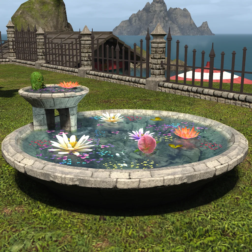 Il Mheg Garden Fountain