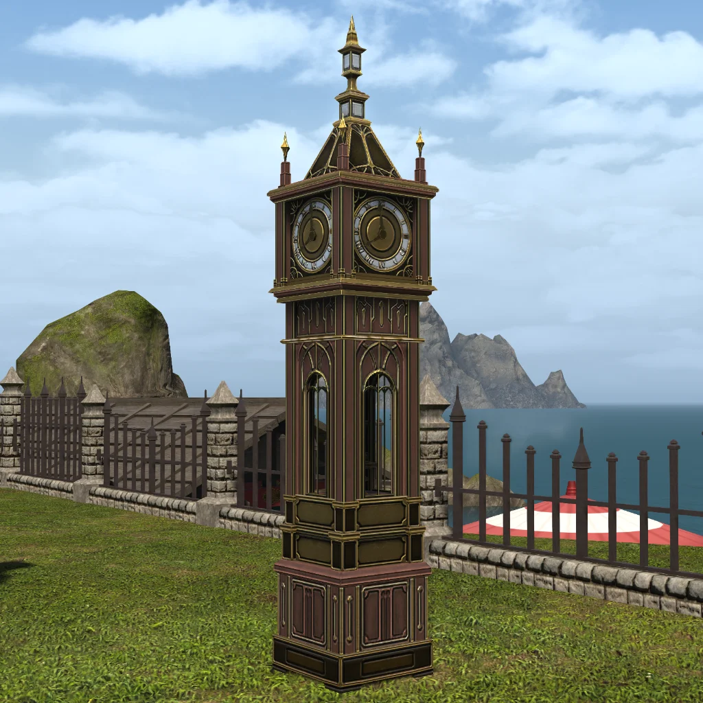 Miniature Antique Clock Tower