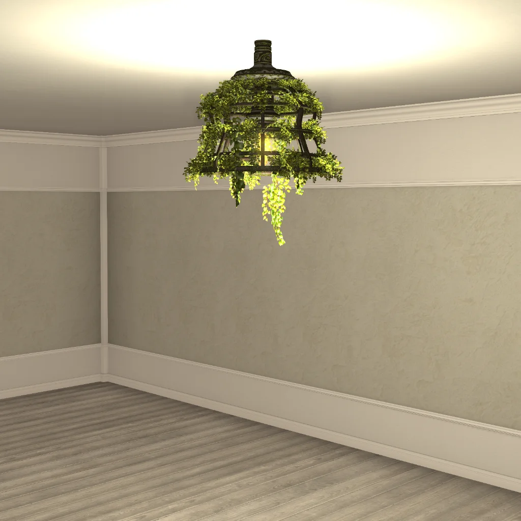 Leafy Ceiling Lamp