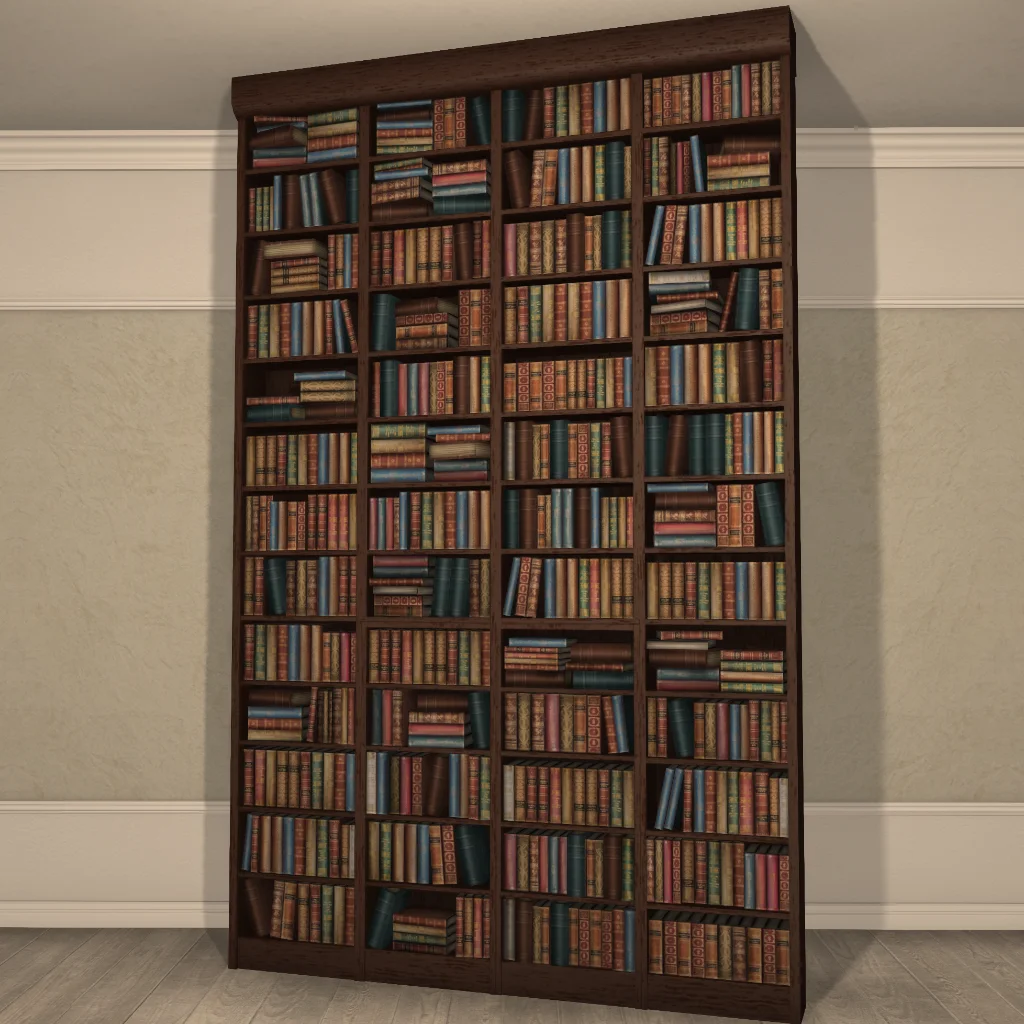 Trick Bookshelf Partition