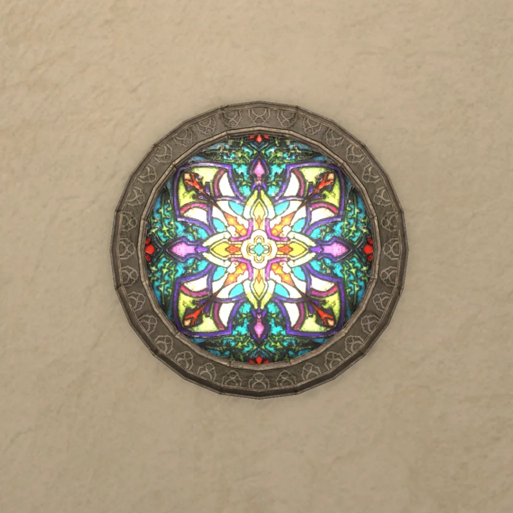 Imitation Stained Crystal Roundel