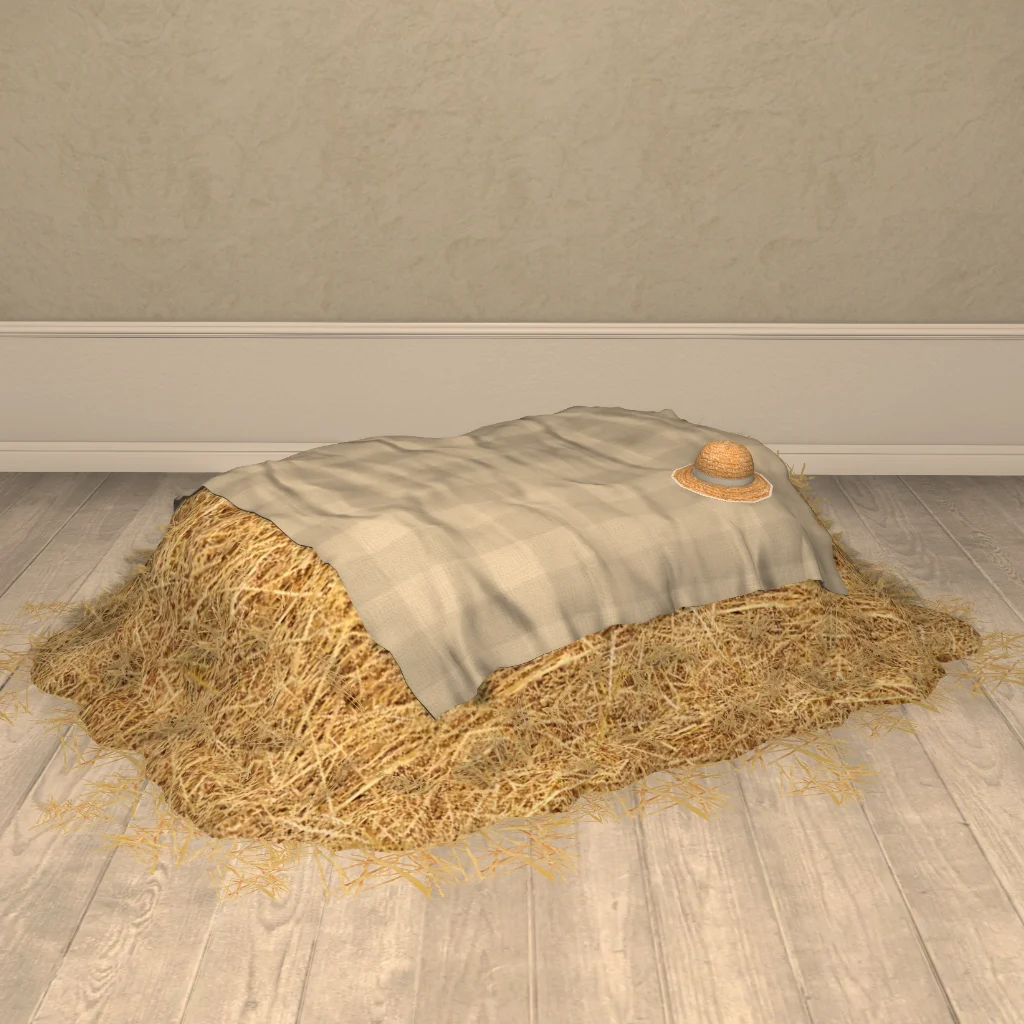 Farmer's Straw Bed