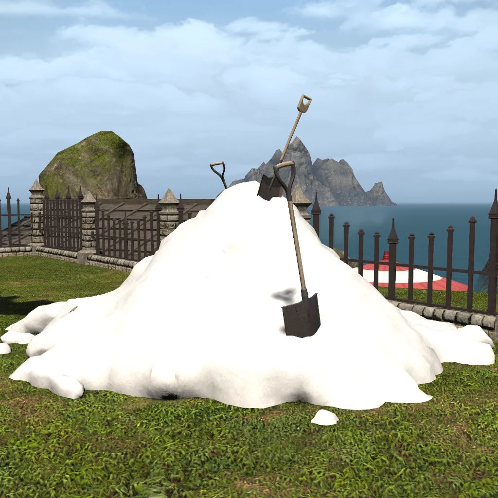 Shoveled Snow