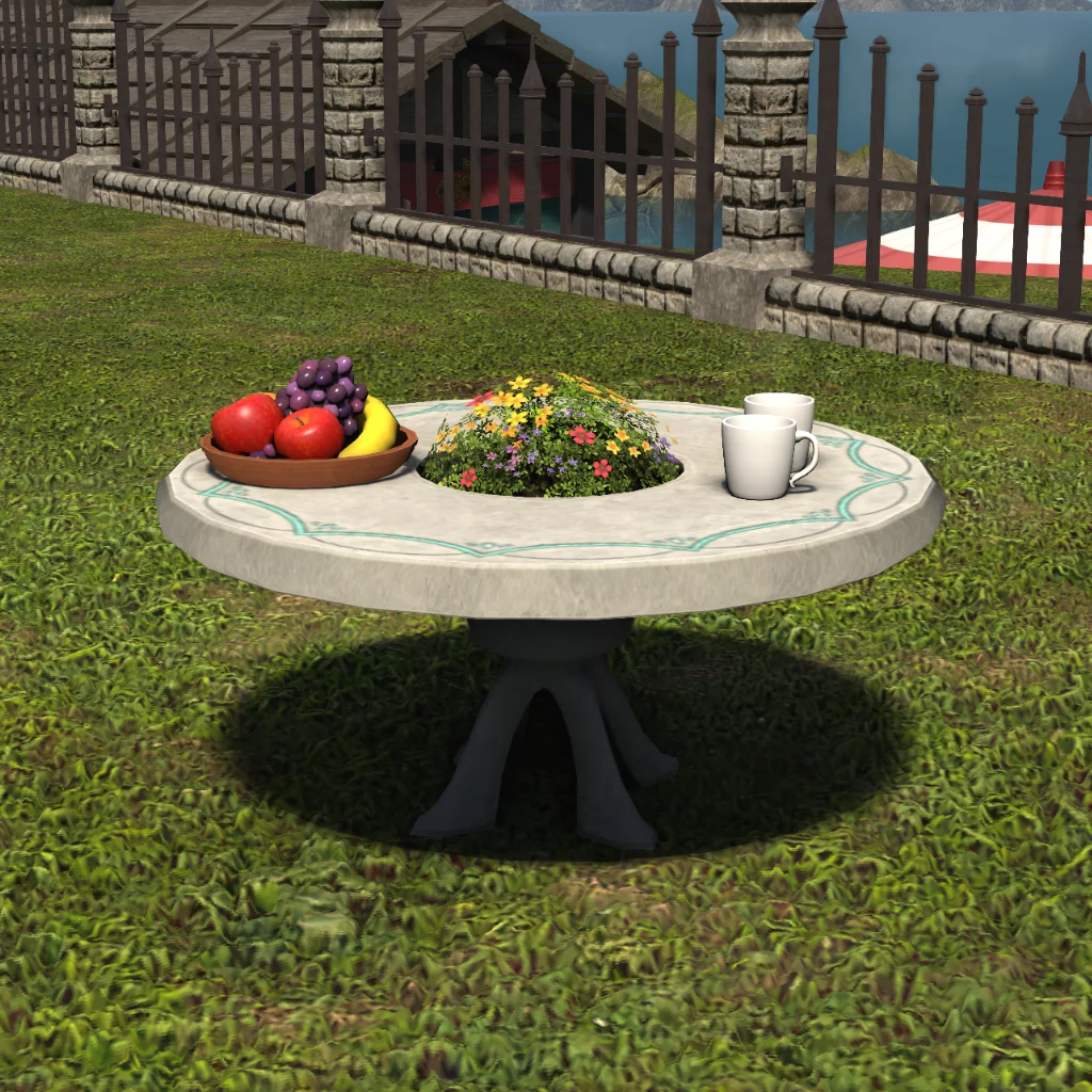 Blooming Garden Table
