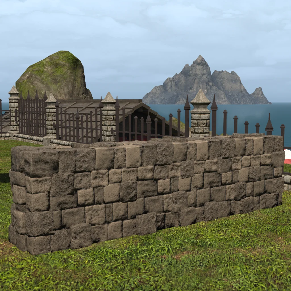 Stone Garden Wall