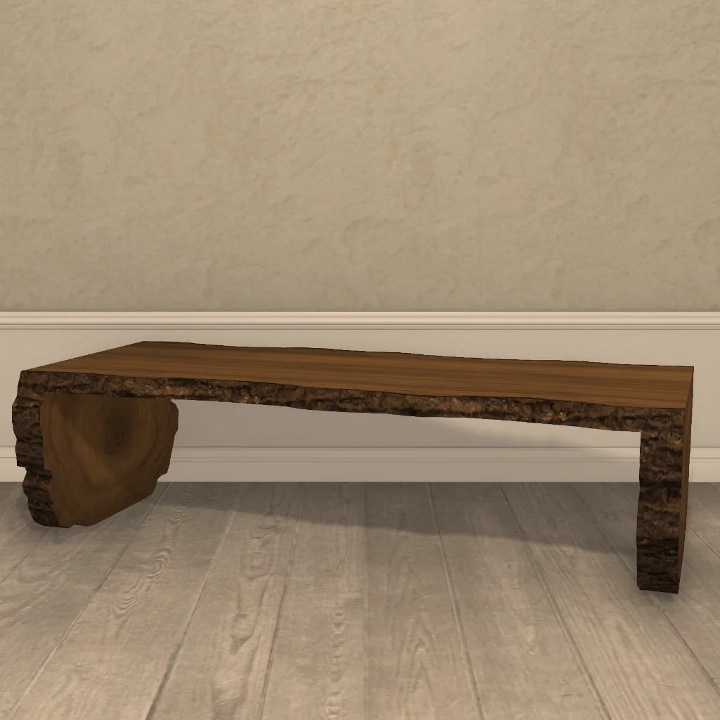 Rustic Log Table