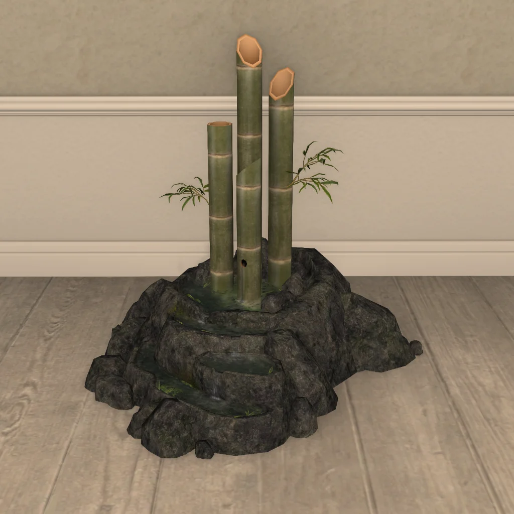 Far Eastern Indoor Bamboo Fountain