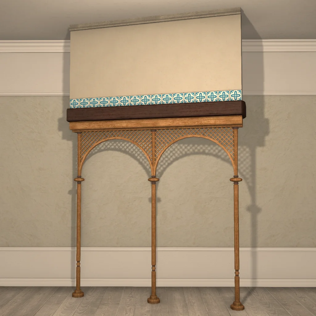 Rattan Partition