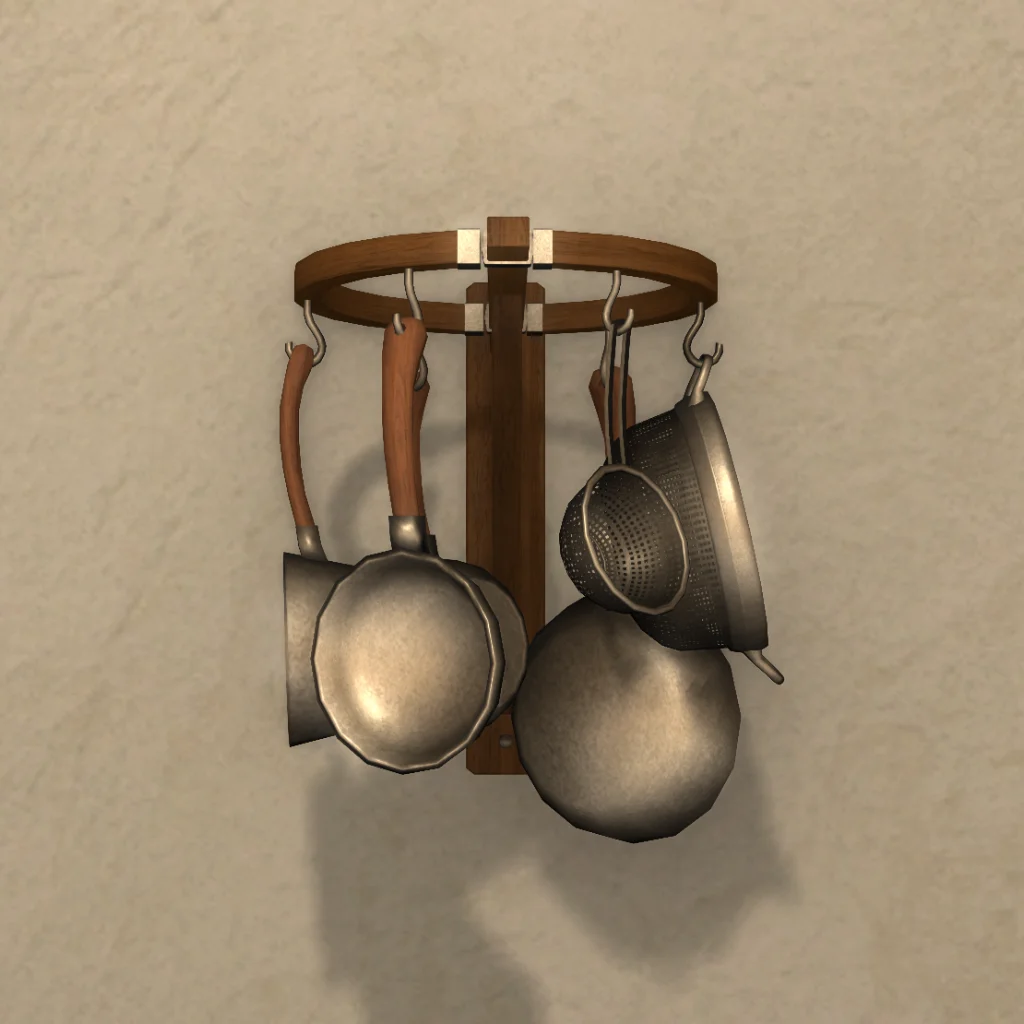Wall-mounted Pot Rack