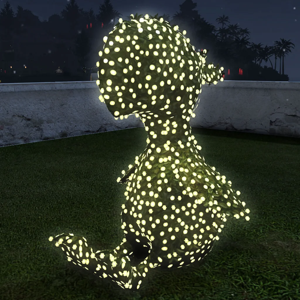 Illuminated Topiary Chocobo