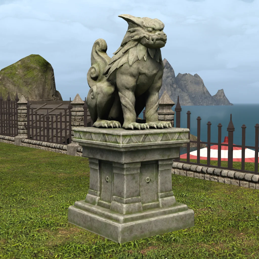 Komainu Statue