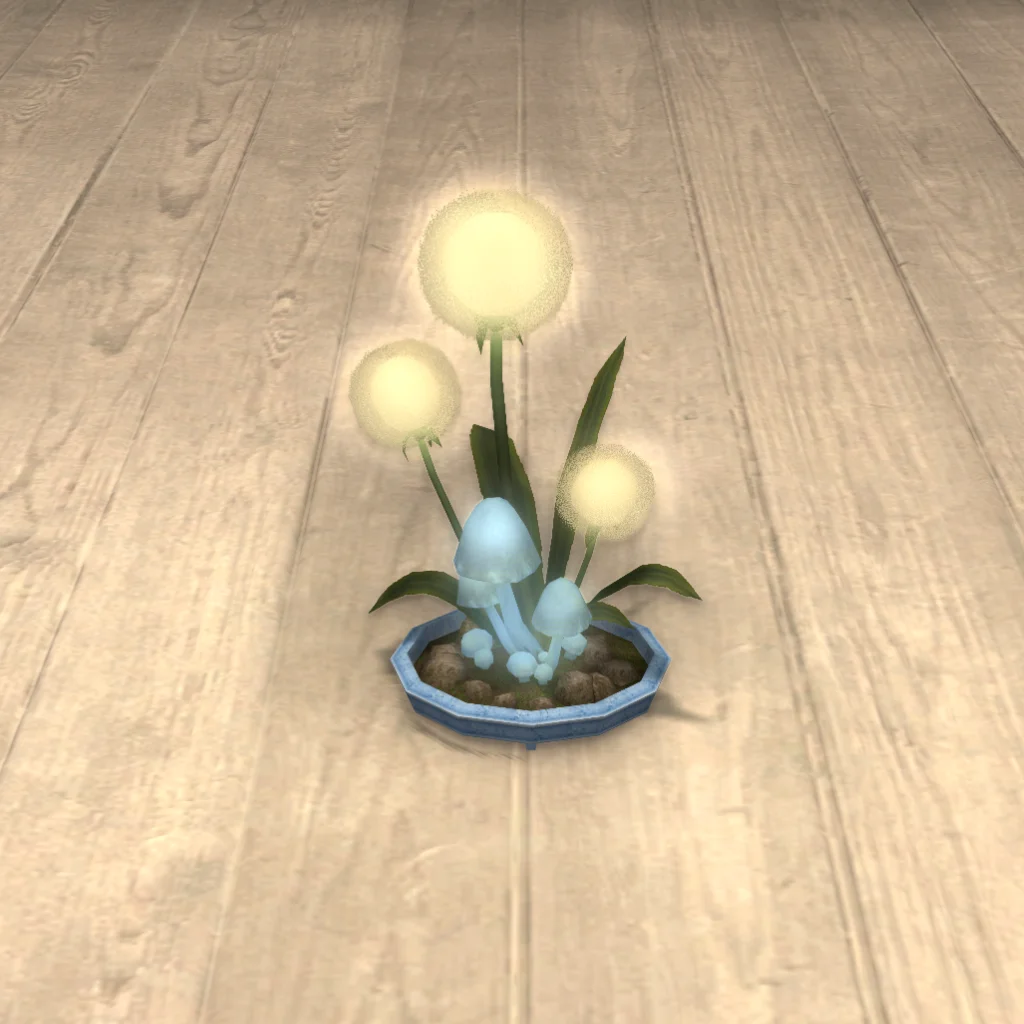 Bluecap Mushroom Lamp