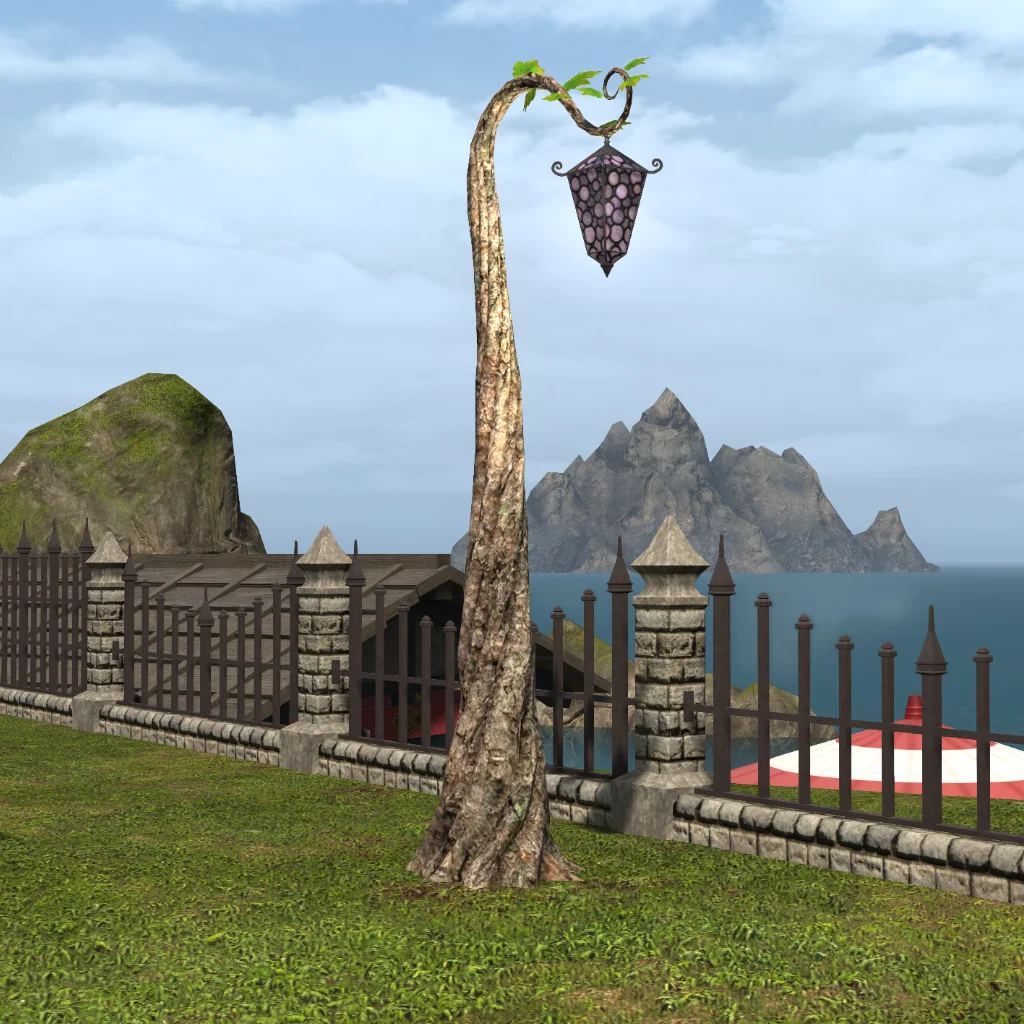 Labyrinthos Grape Lamppost