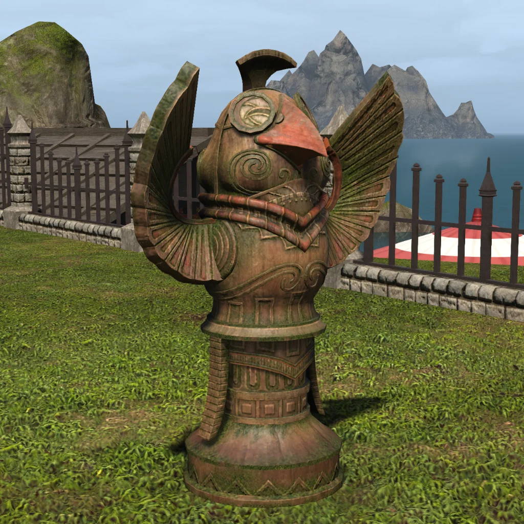 Sagely Sparrow Statue
