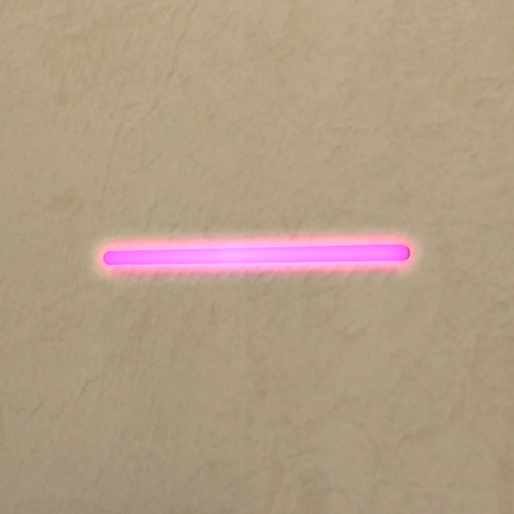 Horizontal Neon Wall Light