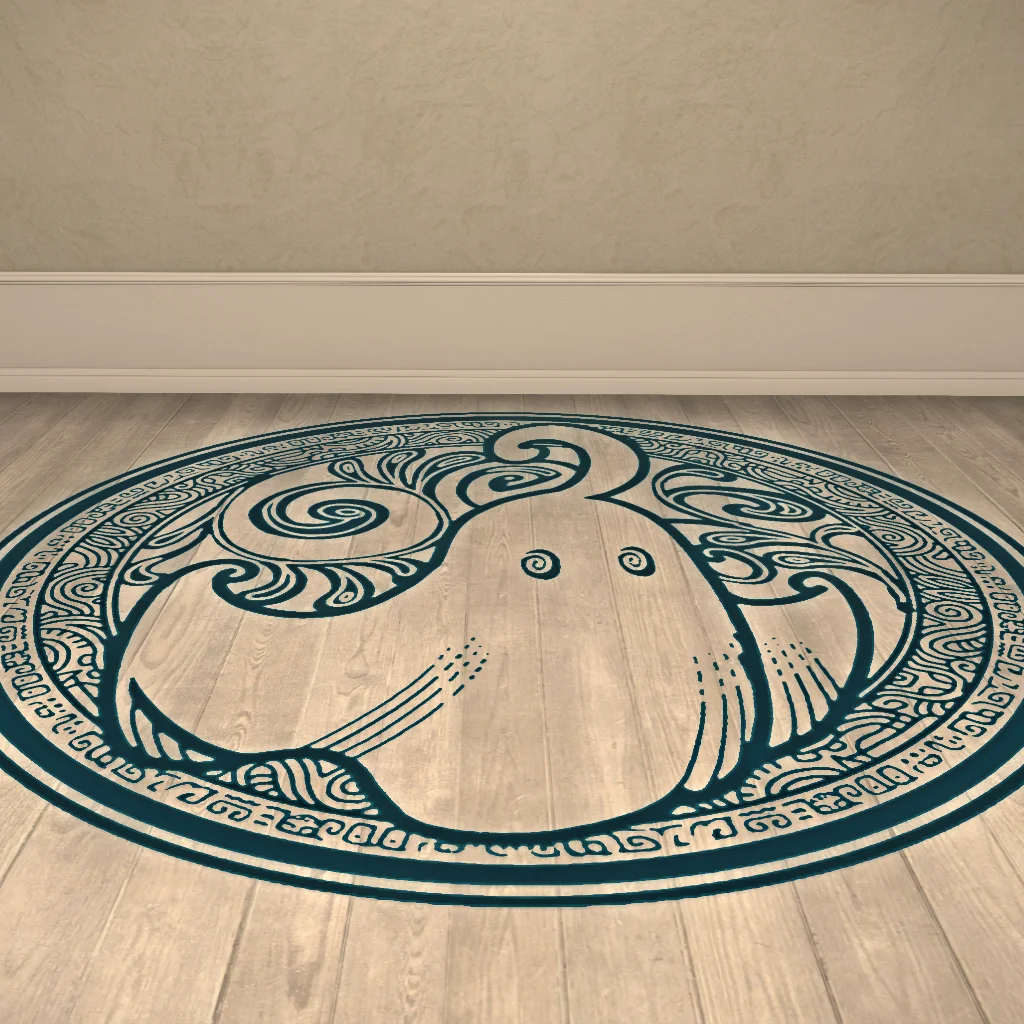 Traumerei Floor Stencil
