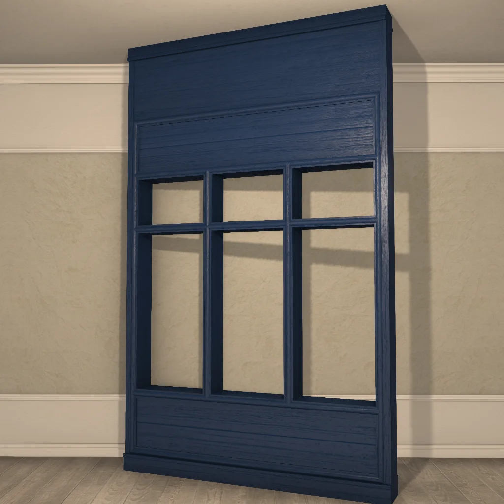 Rail-and-stile Partition