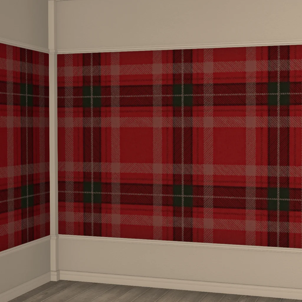 Plaid Interior Wall