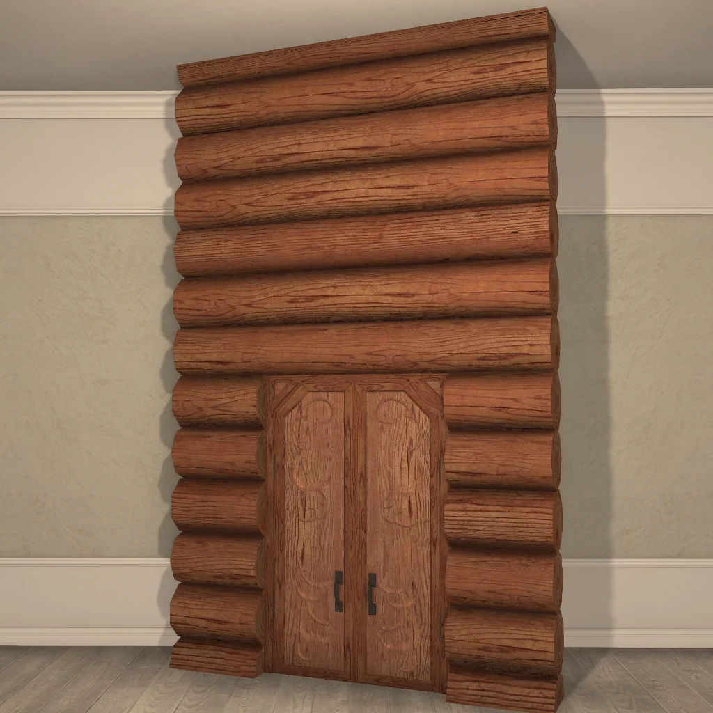 Log Partition Door