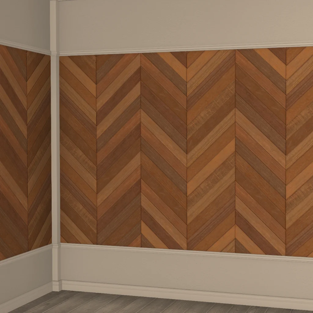 Herringbone Interior Wall