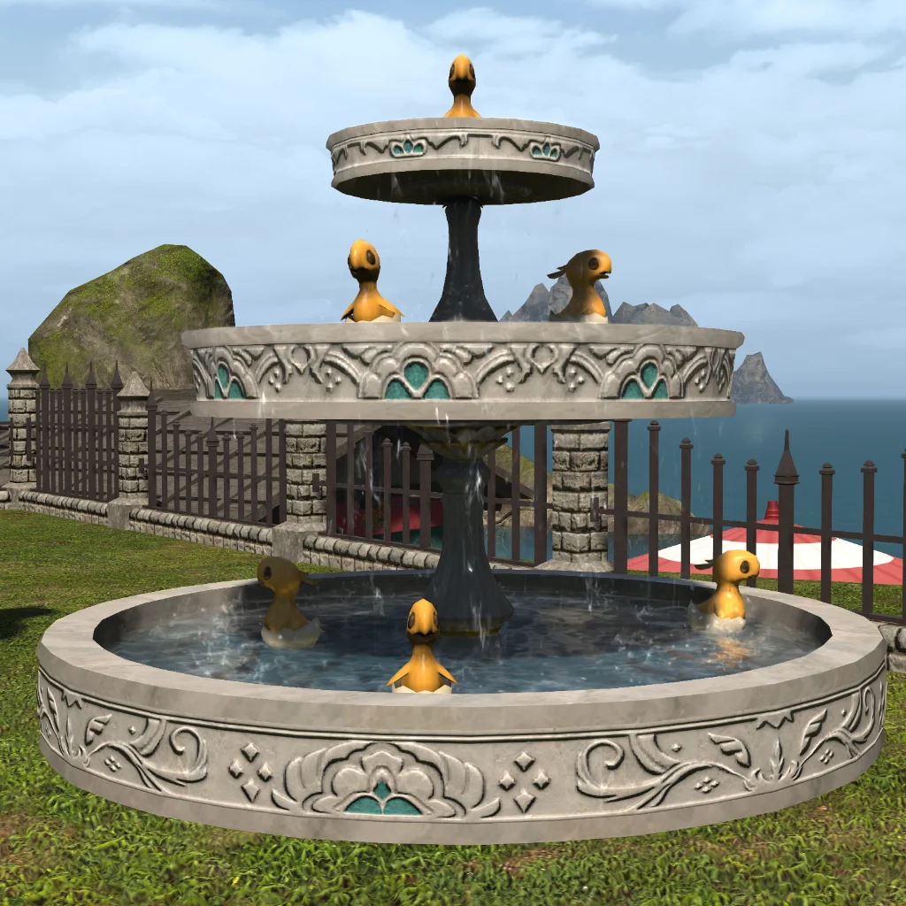 Chocobo Chick Fountain